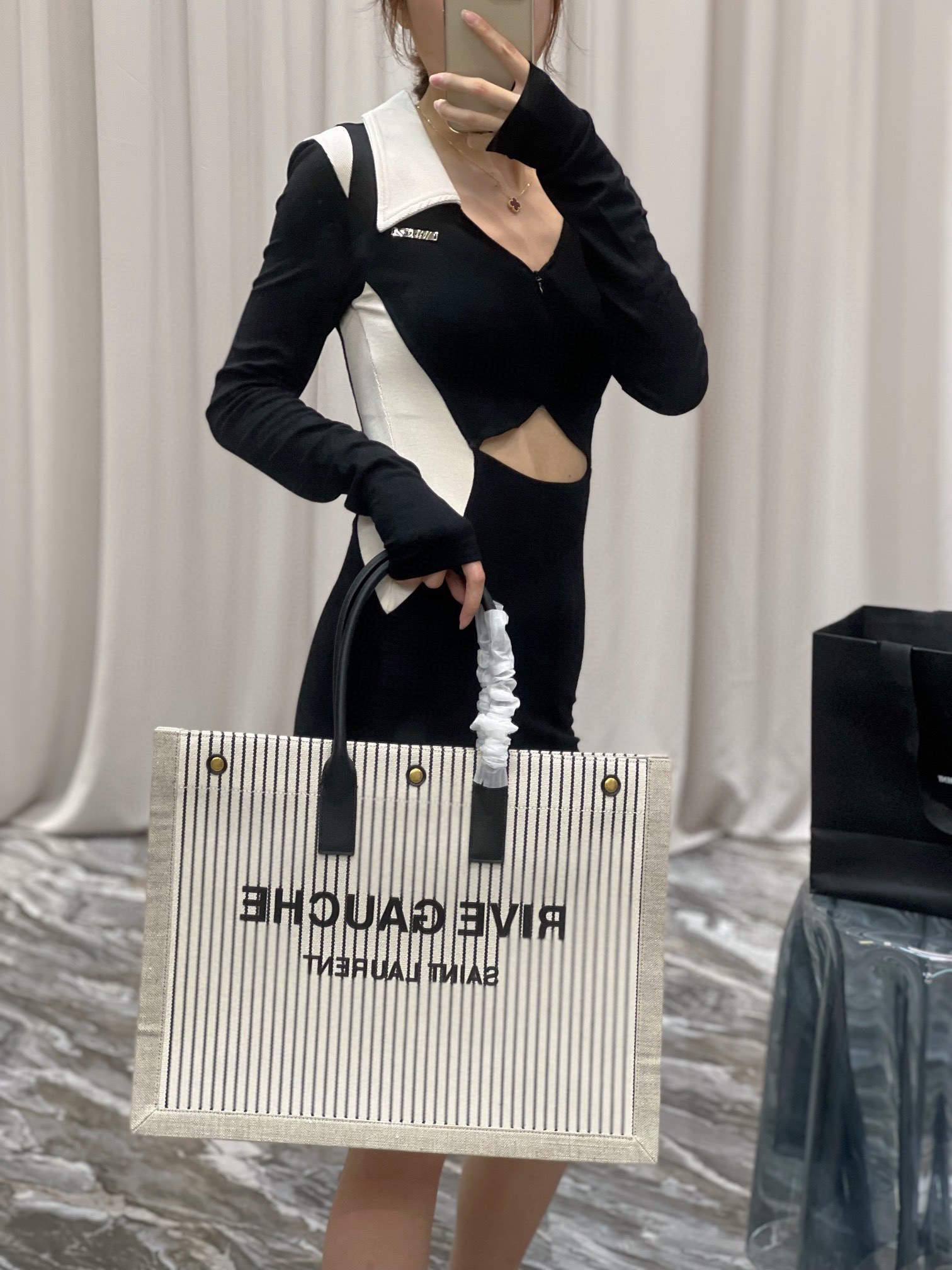 YSL Rive Gauche Tote Bag-48*36*16CM