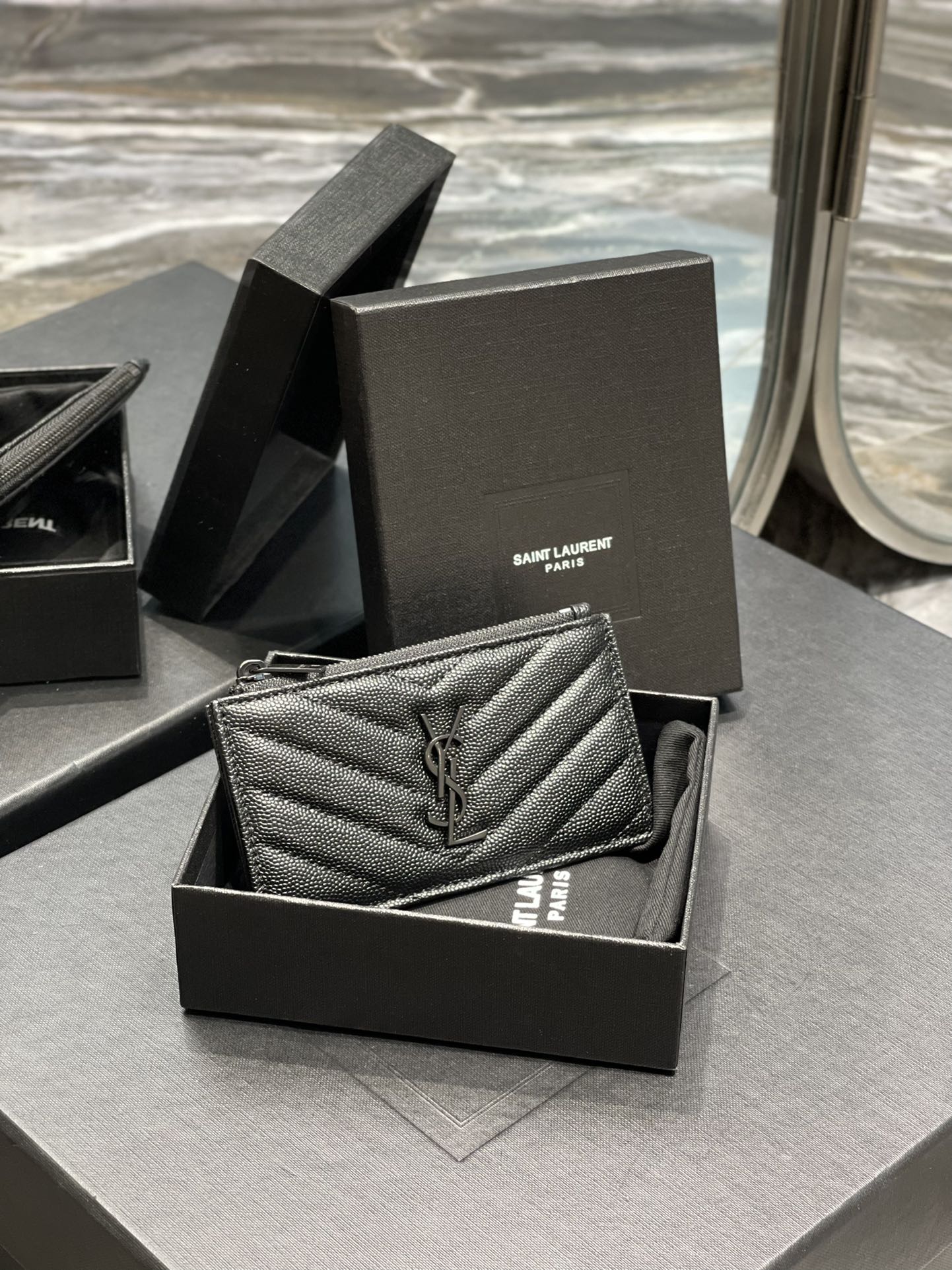 YSL Fragmets Wallet-13x8x2CM