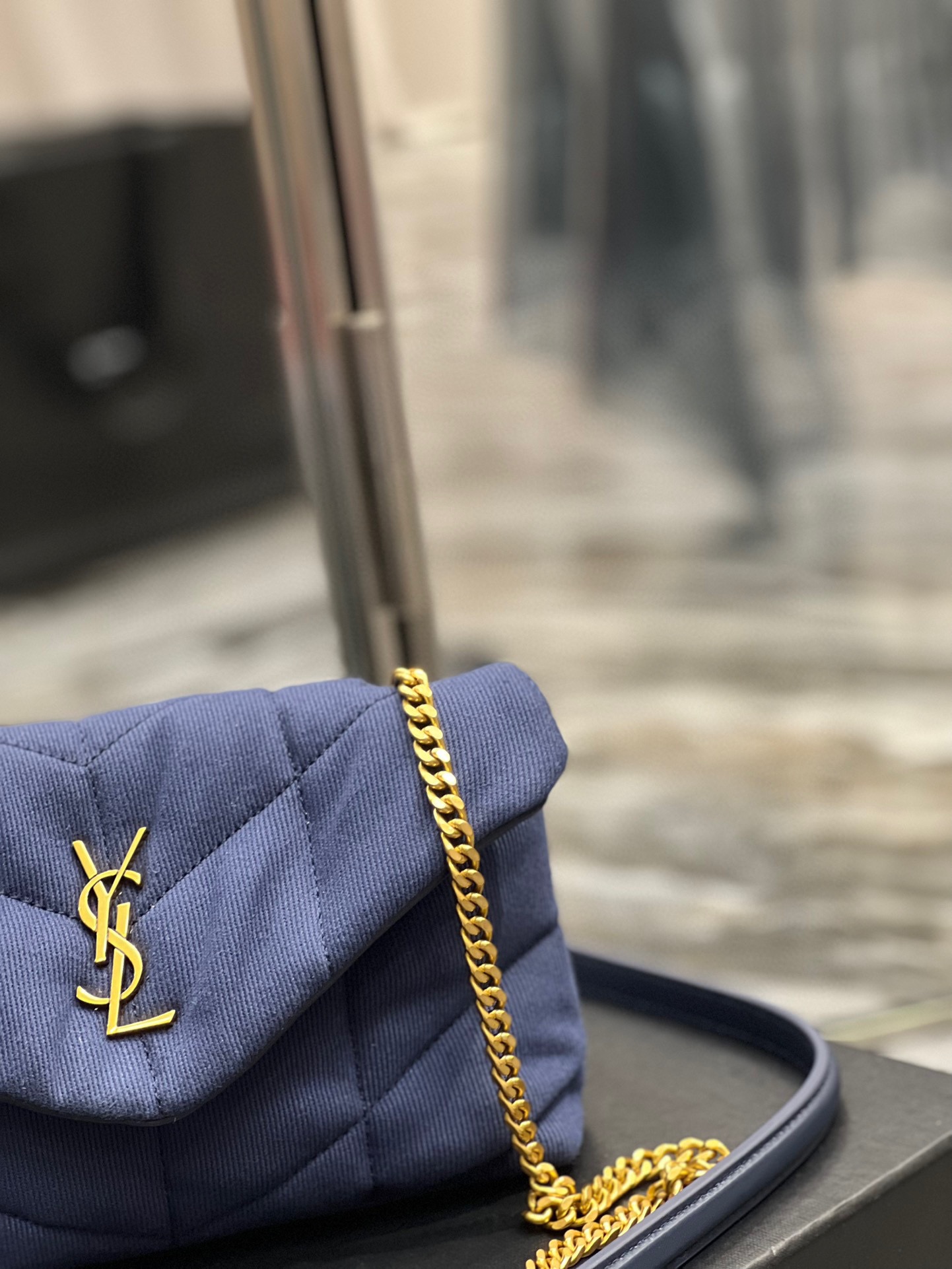 YSL Large Loulou Puffer-23×15.5×5.8cCM