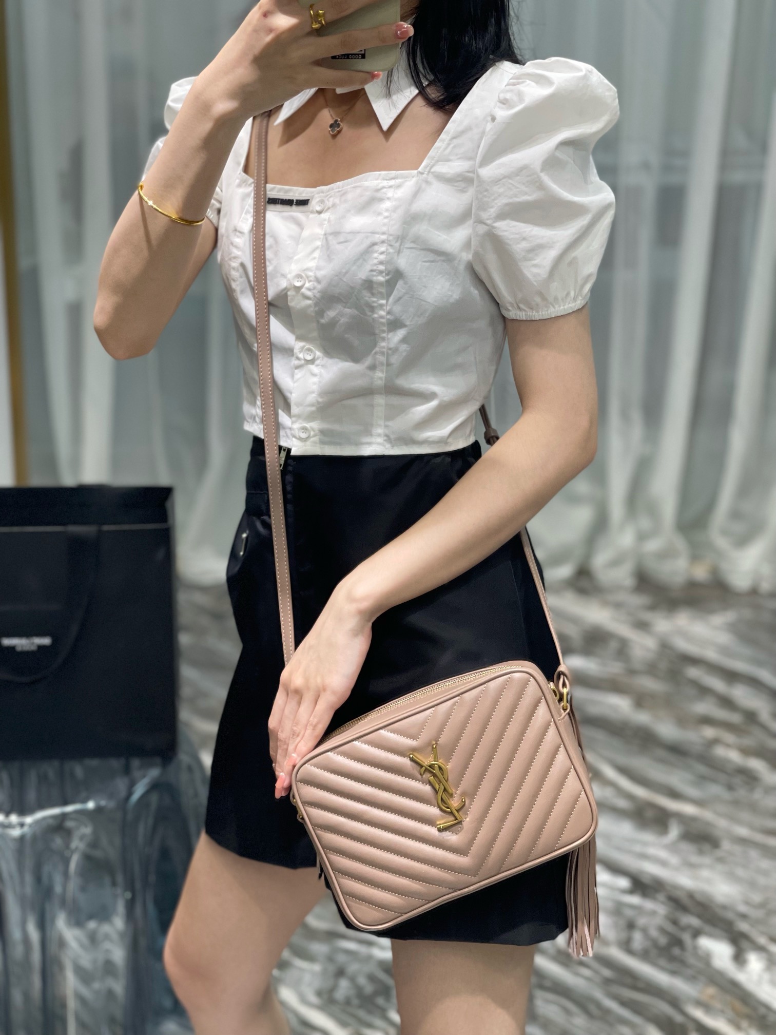 YSL Lou Camera Bag-‎23*16*6CM