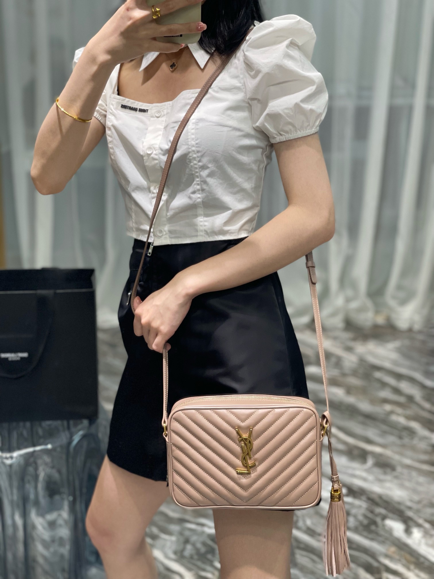 YSL Lou Camera Bag-‎23*16*6CM