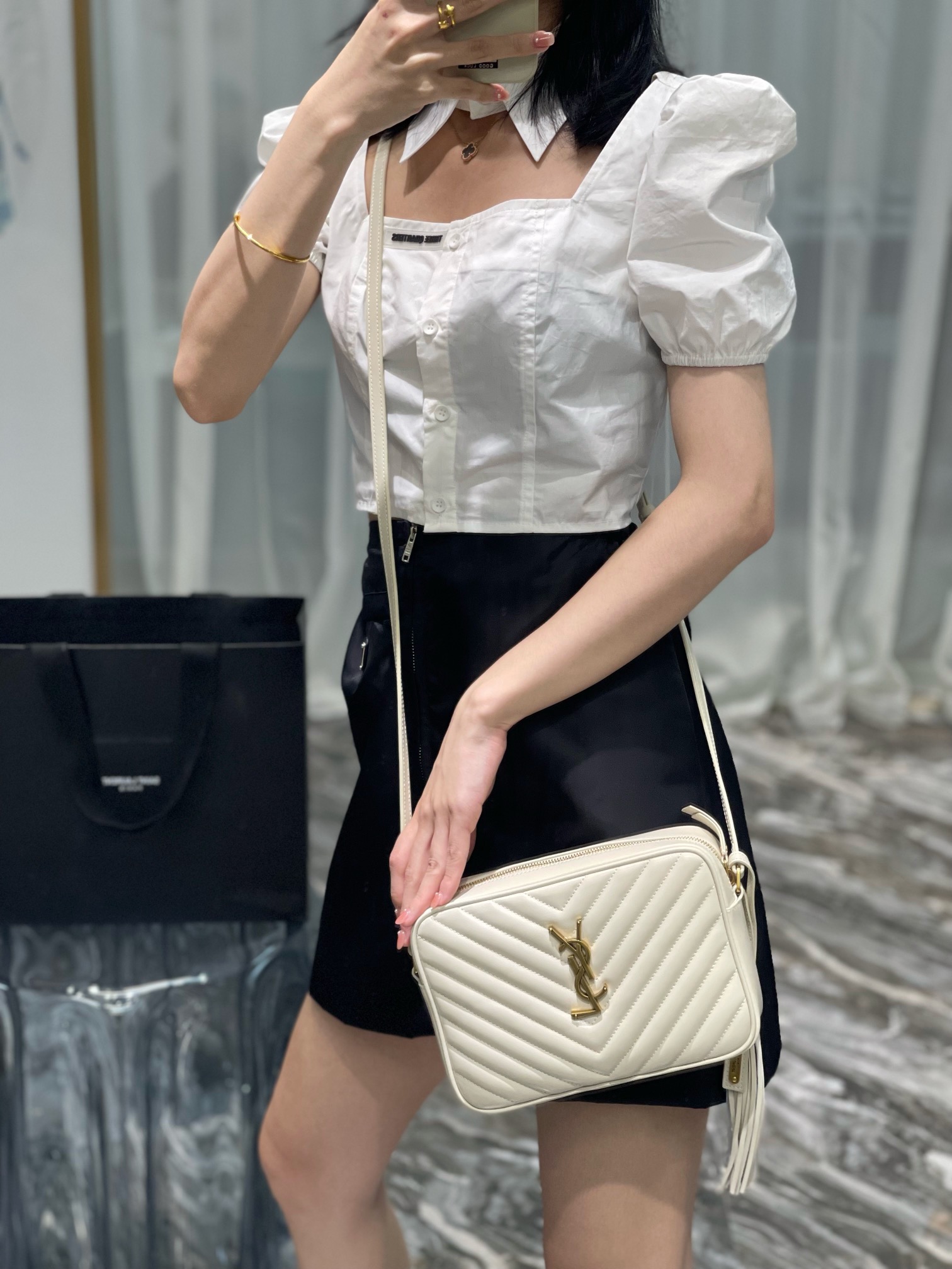 YSL Lou Camera Bag-‎23*16*6CM