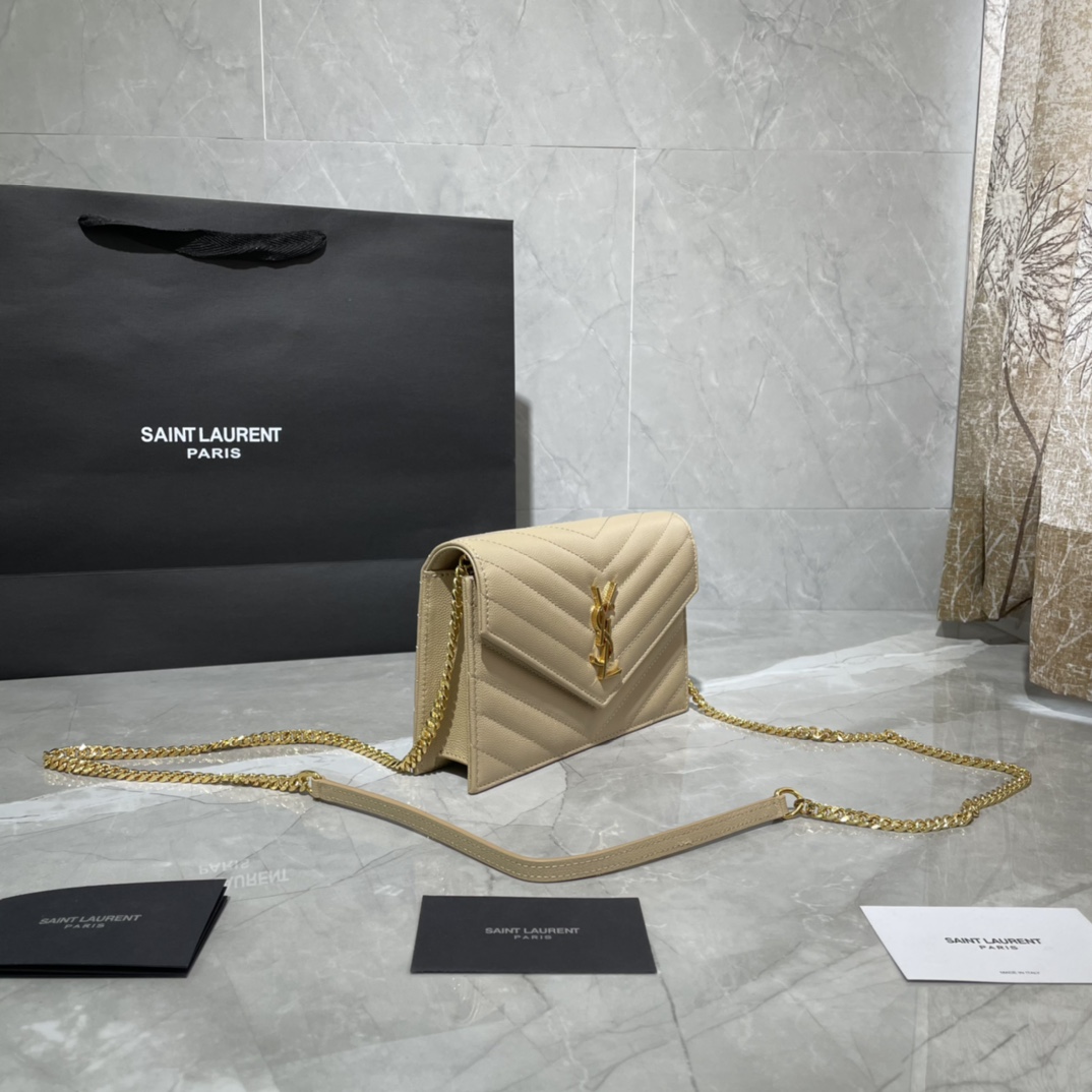 YSL Woc Chain Bag-19x11.5x4CM