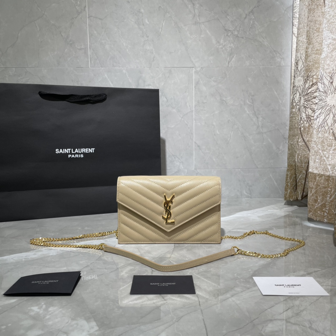 YSL Woc Chain Bag-19x11.5x4CM