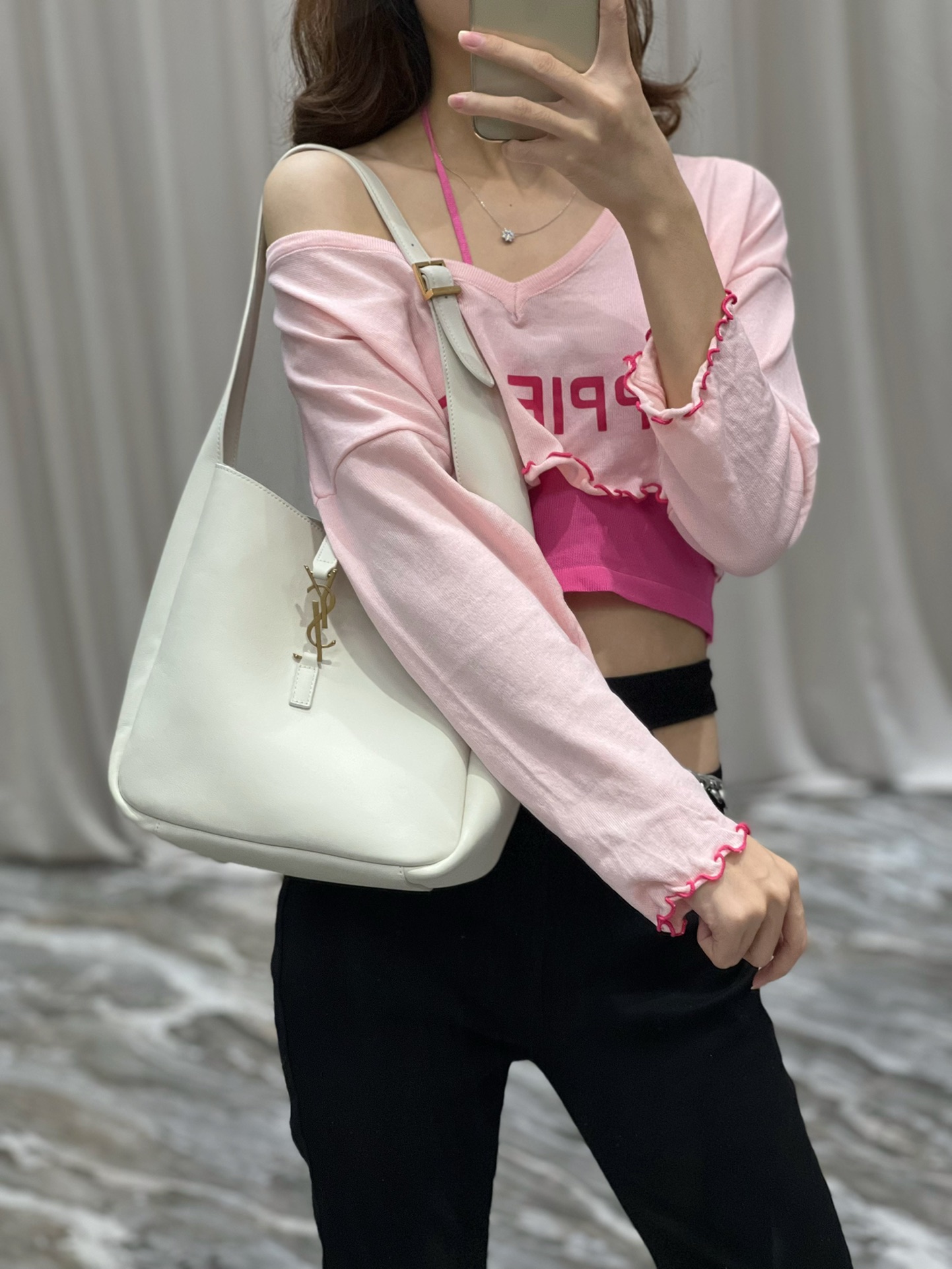 YSL Le5A7 Vintage Bag-25X14X10CM