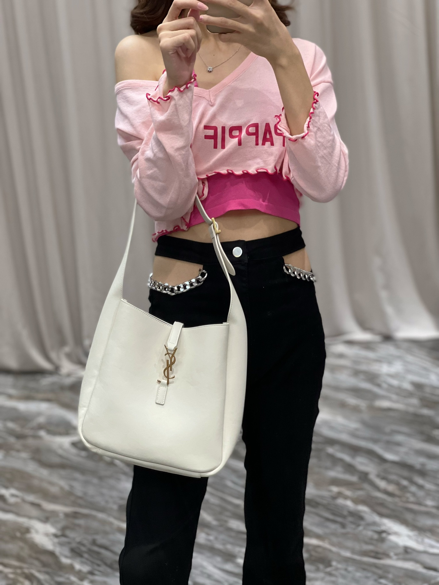 YSL Le5A7 Vintage Bag-25X14X10CM