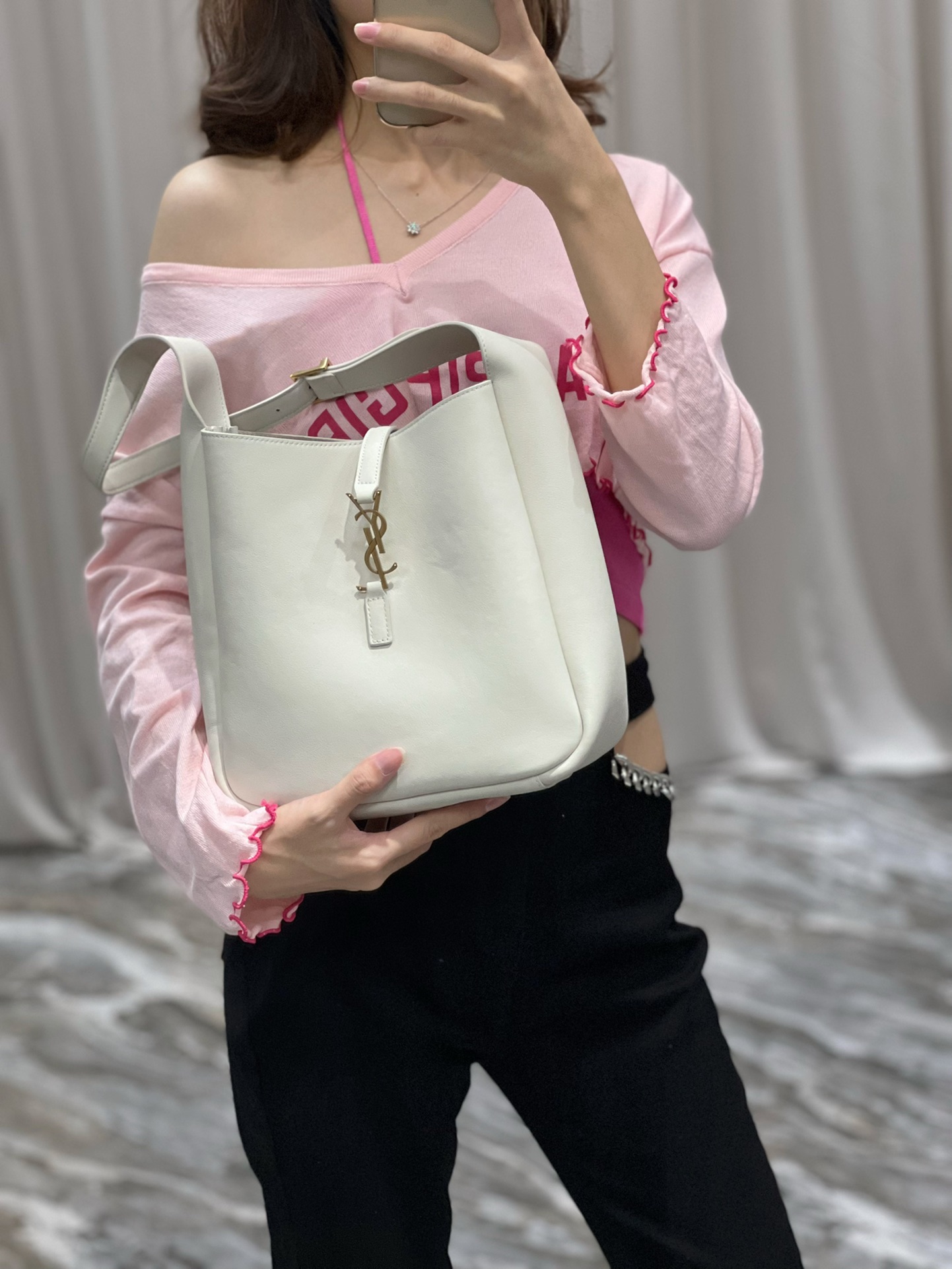 YSL Le5A7 Vintage Bag-25X14X10CM