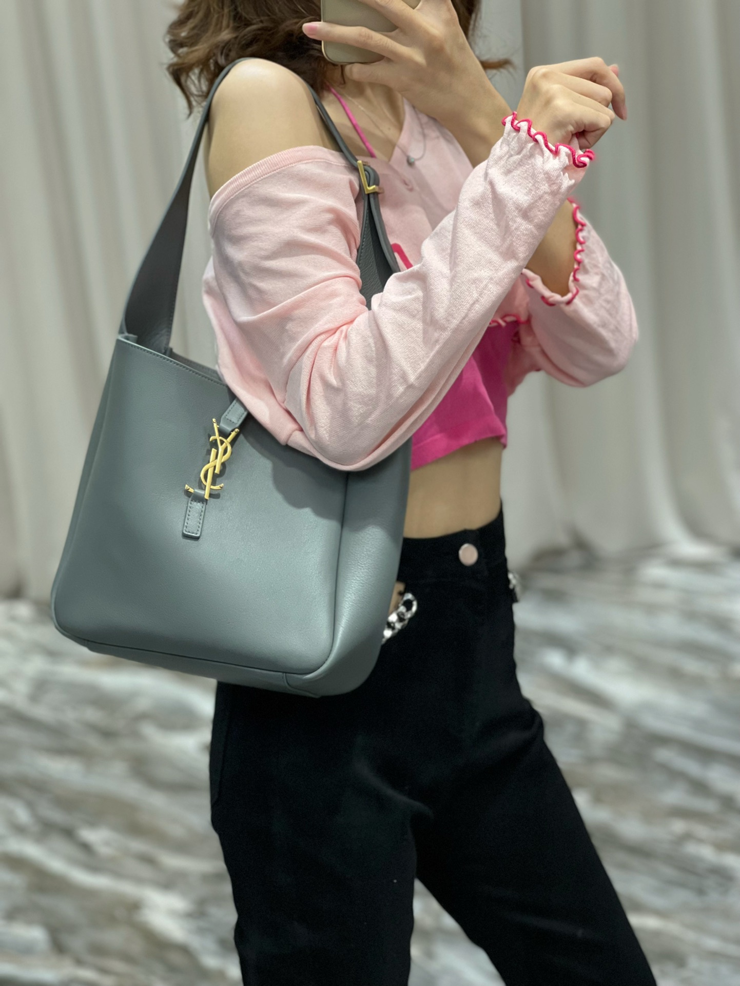 YSL Le5A7 Vintage Bag-25X14X10CM