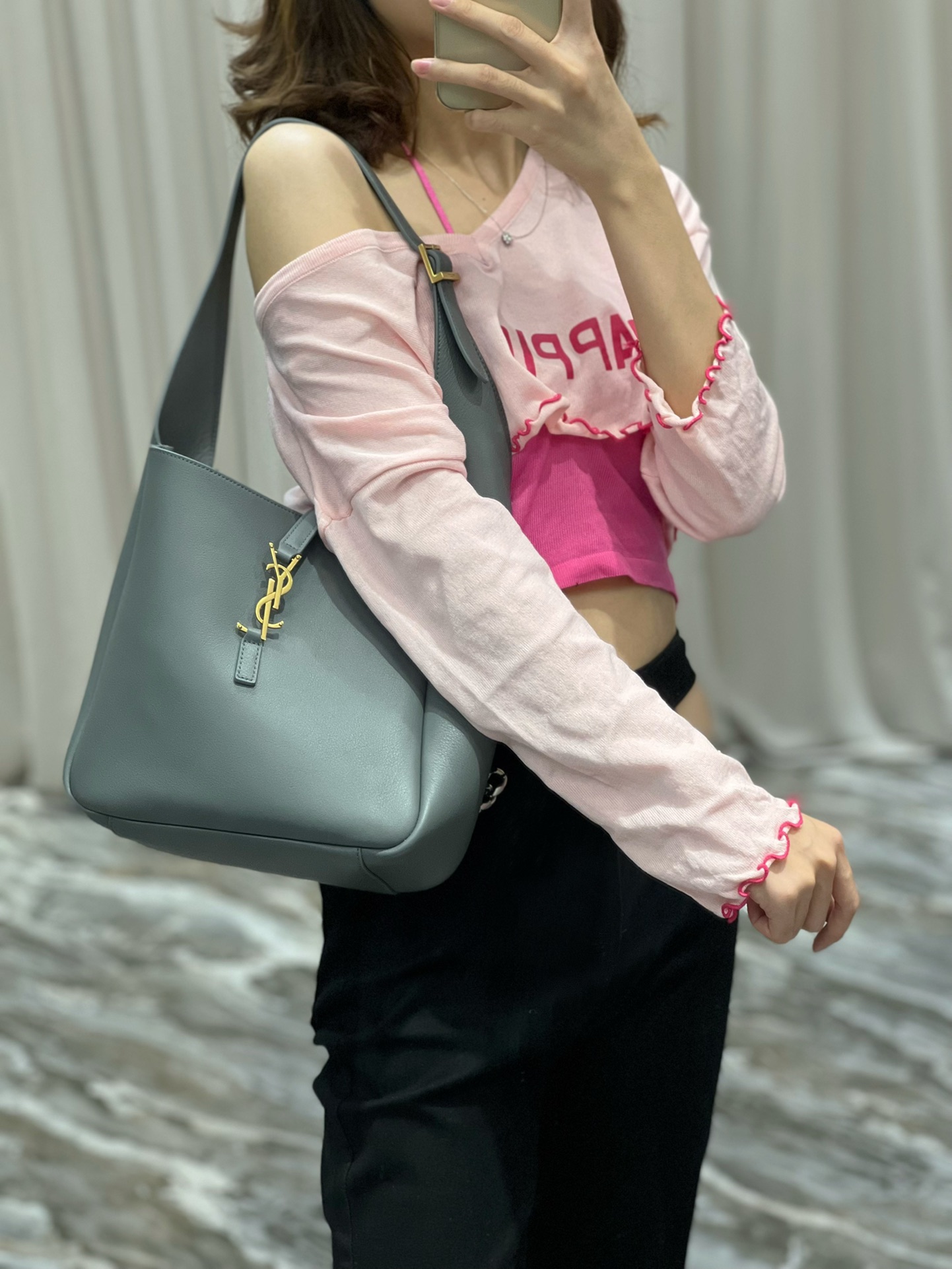 YSL Le5A7 Vintage Bag-25X14X10CM